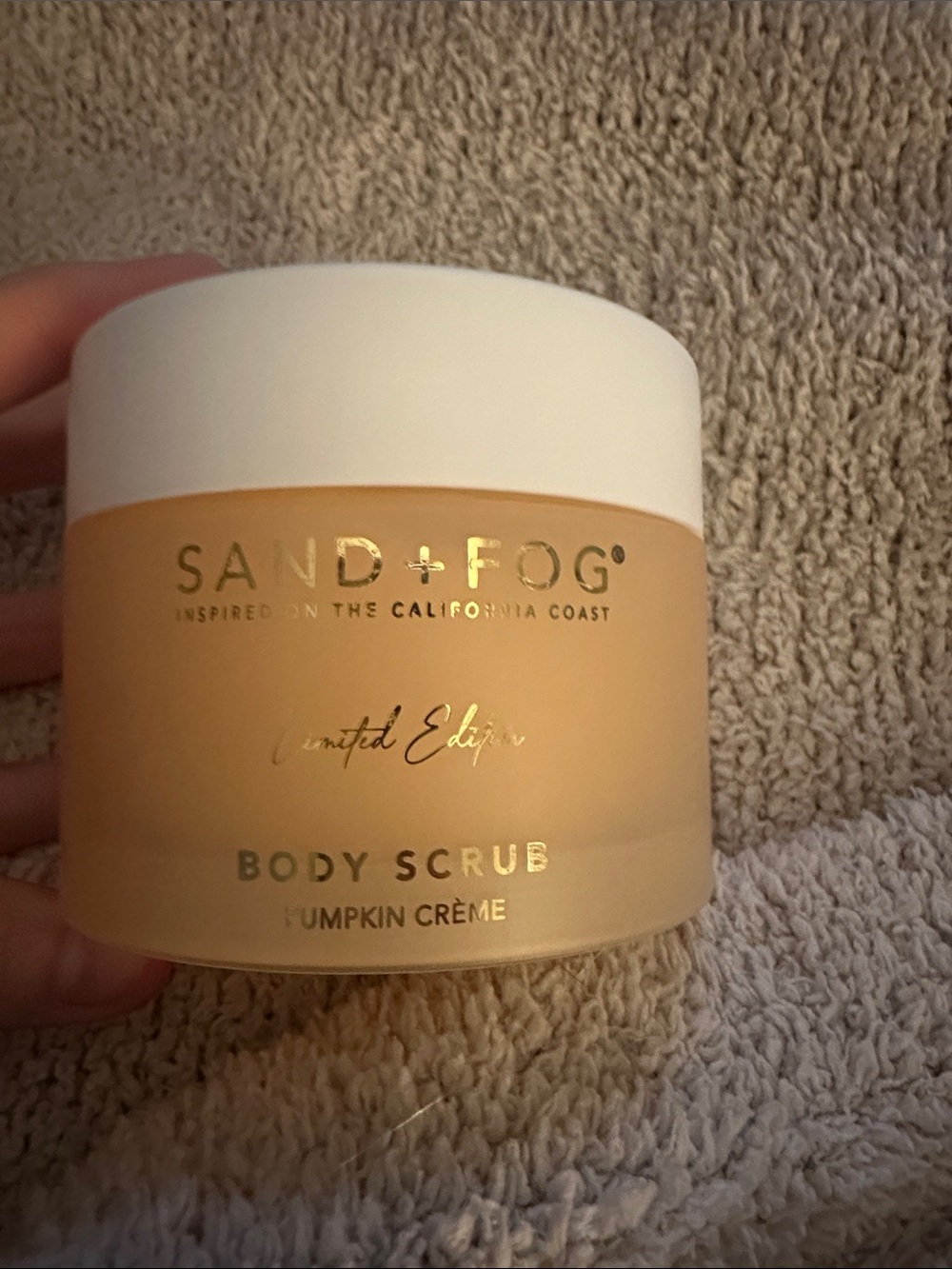 Sand and Fog Limited Edition Pumpkin Crème scrub. New, never used.